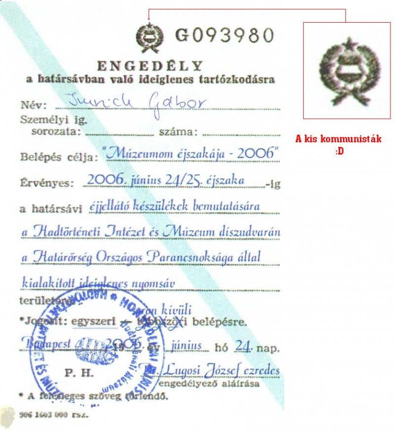 Kommunista engedély