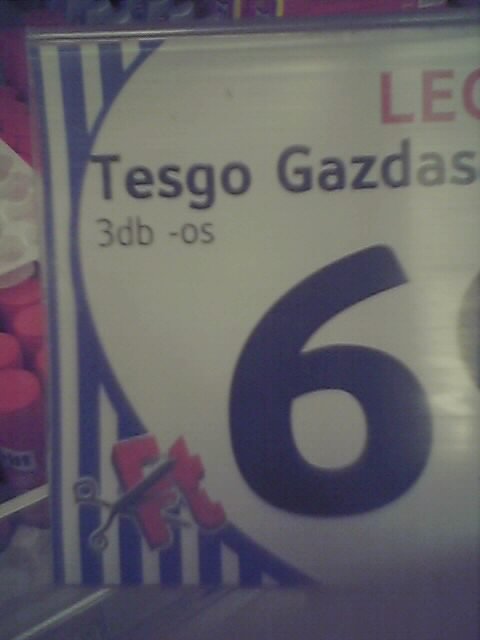 Tesgo gazadaságos lego