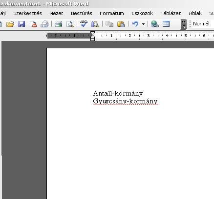 Már a Word is hibát észlel!