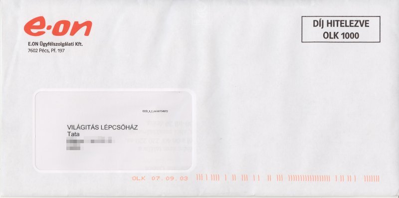 Világítás lépcsőház