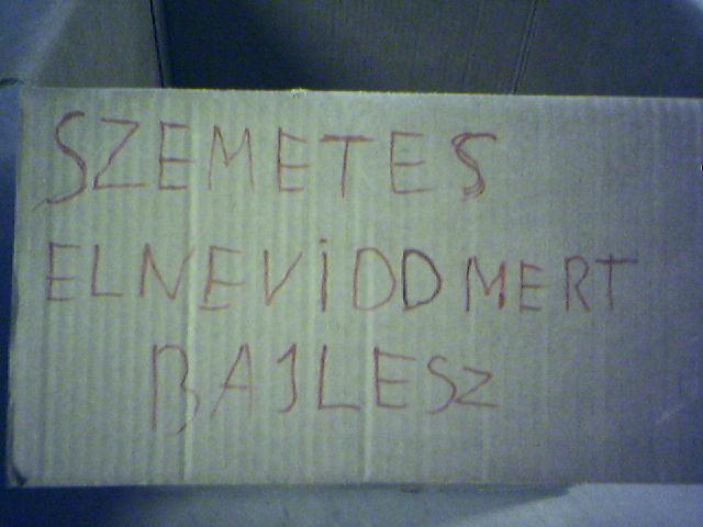 Szemetes papírdoboz
